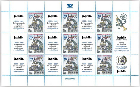 10 anniversary of japhila e-zine - printing sheet on sale
