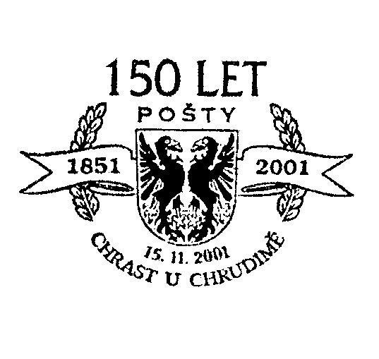 150 let pošty Chrast u Chrudimě, 1851-2001