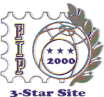 Japhila is authorised to display this logo • Results of the 2000 FIP Philatelic Web Site Evaluation • Japhila je oprvnna pouvat 3 hvzdikov logo za umstn v souti FIP o nejlep filatelistickou internetovou stranu svta v roce 2000